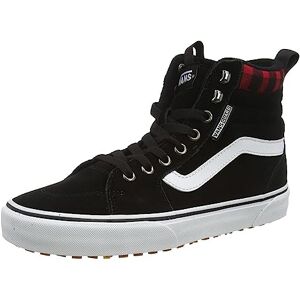 Men's Filmore Hi VansGuard Sneaker, (Suede) Black/red Plaid, 6.5 UK