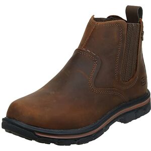 Skechers Men's Relaxed Fit Segment - Dorton Boot, Dark Brown, 7