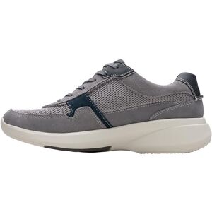 Clarks Men's Lehman Race Sneaker, Dark Grey Combi, 10 UK