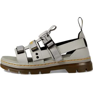 DR. MARTENS Men's Pearson Sandals, Mid Grey Element & Mid Grey Webbing, 10 UK