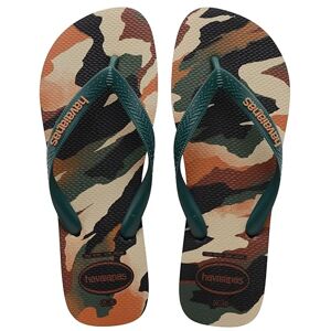 Havaianas Men's Top Camu Flip-Flop, Black/Pantanal Green, 9/10 UK