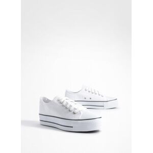 boohoo Chunky Canvas Low Top