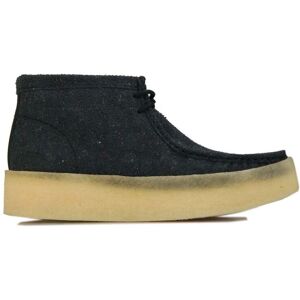 Clarks Originals Mens Wallabee Cup Boots In Black Suede - Size Uk 10