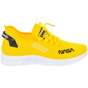 Nasa Mens High-Top Lace-Up Style Sports Shoes Csk2033 - Yellow - Size Eu 43