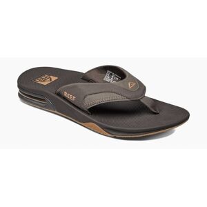 Reef Mens Fanning Flip-Flop Brown/gum Rubber/plastic - Size Uk 11