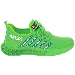 Nasa Mens High-Top Lace-Up Style Sports Shoes Csk2043 - Green - Size Eu 40