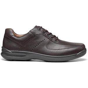 Hotter Lance Men's Dual Fit Shoe Dark Brown 7 male