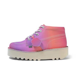 Kickers Adult Unisex Kick Hi Stack Sunset Leather Pink- 14002105