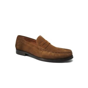 Savile Row Company Light Brown Suede Loafers 10 - Men