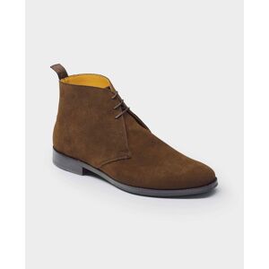 Savile Row Company Men's Chocolate Brown Suede Chukka Boots - 8 - Men