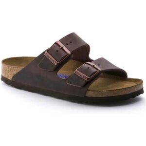 Birkenstock , Sandals Arizona Soft Footbed Oiled Nubuck Leather ,Brown male, Sizes: 7 UK, 8 UK, 3 UK, 4 UK, 6 UK, 2 UK, 12 UK