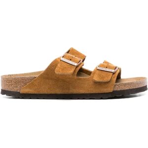 Birkenstock , Vegan Suede Sandals Orange Brown ,Orange male, Sizes: 4 UK, 10 UK, 12 UK, 6 UK, 9 UK, 5 UK, 11 UK, 2 UK, 7 UK