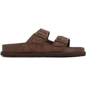 Birkenstock , Brown Leather Sandals Ss24 ,Brown male, Sizes: 9 UK, 11 UK, 12 UK