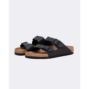 Birkenstock Arizona Birko-Flor Unisex Sandal  - Black - UK7.5 EU41 Regular - female