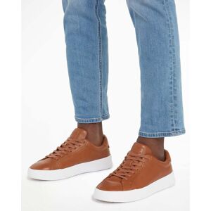 Tommy Hilfiger TH Best Mens Cognac Court Trainers  - Winter Cognac - UK7 EU41 US8 - male