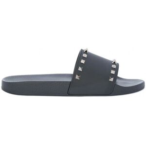 VALENTINO Rockstud rubber slides - Men - Black