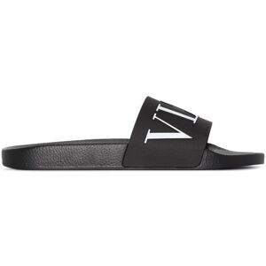 VALENTINO VLTN-Logo Slides Black - Men - Black