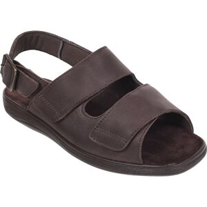 Cosyfeet Boris Extra Roomy Men's Sandals  - Brown - Size: 11 XXW