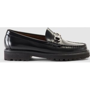 G.H.BASS Mens Weejun 90&apos;s Lincoln Horsebit Loafers In Black Size: 11, - male