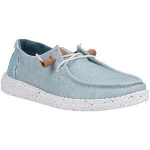 HeyDude Shoes Wendy Heathered Slub Tropical Blue