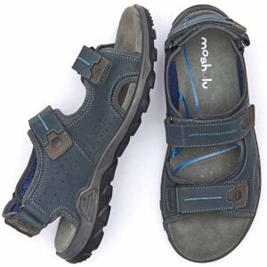 Blue Adjustable Leather Active Sandals Men's   Size 7   Wolfe Moshulu - 7