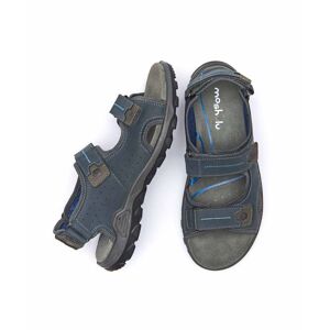 Blue Adjustable Leather Active Sandals Men's   Size 11.5   Wolfe Moshulu - 11.5