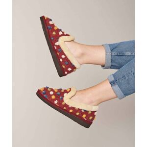 Cranberry Classic Colourful Spotty Slippers   Size 7   Peanut Brittle Moshulu - 7