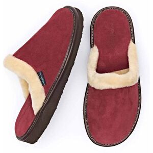 Cranberry Classic Suede Mule Slippers   Size 3   Vitoria Moshulu - 3