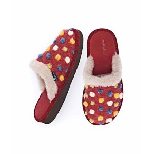 Cranberry Colourful Spotty Mule Slippers   Size 3   Malia 2 Moshulu - 3