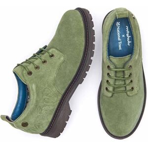 Green Curlew Suede Derby Shoes   Size 3   Curlew Moshulu - 3