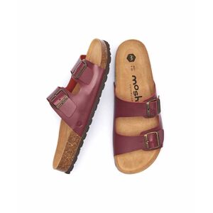Blue Leather Cork Footbed Sandals Men's   Size 11.5   Munich Waxy Moshulu - 11.5