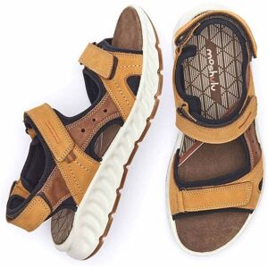 Multi Leather Touch Fastening Sandals Men's   Size 8   Reterth Moshulu - 8