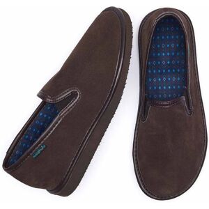 Brown Men's Classic Suede Slippers   Size 10   Arlon 3 Moshulu - 10