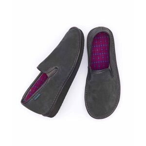 Grey Men's Classic Suede Slippers   Size 10   Arlon 3 Moshulu - 10