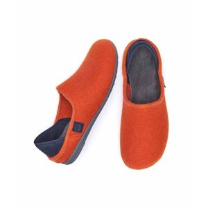 Brown Men's Full Felt Slippers   Size 11.5   Matmi Moshulu - 11.5