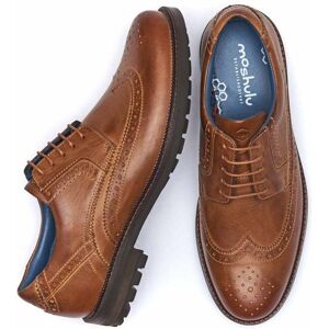 Brown Men's Leather Brogue Shoes   Size 7   Bennett Moshulu - 7