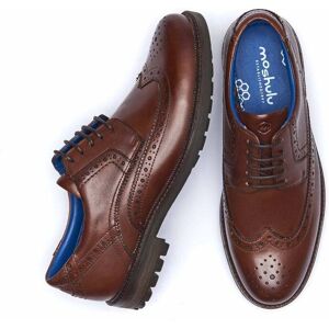 Brown Men's Leather Brogue Shoes   Size 9   Bennett Moshulu - 9