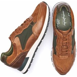 Brown Men's Leather Combination Trainers   Size 8   Hattrick Moshulu - 8