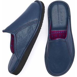 Blue Men's Leather Mule Slippers   Size 7   Douglas 4 Moshulu - 7