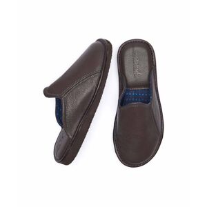 Brown Men's Leather Mule Slippers   Size 7   Douglas 4 Moshulu - 7