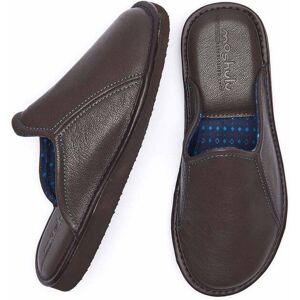 Brown Men's Leather Mule Slippers   Size 8   Douglas 4 Moshulu - 8