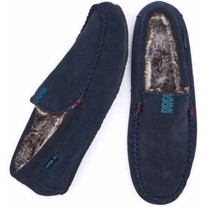 Blue Men's Suede Moccasin Slippers   Size 7   Fielding 3 Moshulu - 7