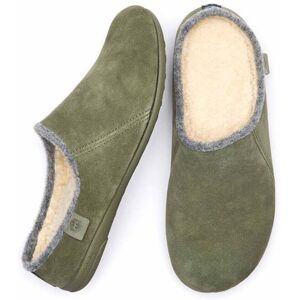 Green Men's Suede Mule Slippers   Size 7   Derril Moshulu - 7