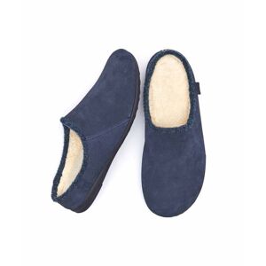 Blue Men's Suede Mule Slippers   Size 7   Derril Moshulu - 7