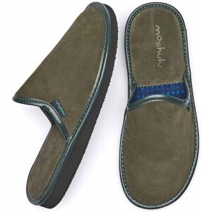 Green Men's Suede Mule Slippers   Size 7   Weston 3 Moshulu - 7