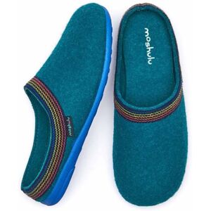 Green Recycled Felt Turkish Mule Slippers   Size 6   Mirissa Moshulu - 6