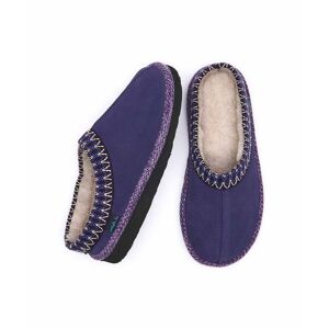 Purple Suede Turkish Mule Slippers   Size 4   Alaska 2 Moshulu - 4