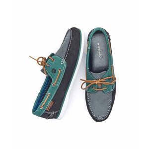 Blue Traditional Nubuck Deck Shoes Men's   Size 11.5   Kingsand Moshulu - 11.5