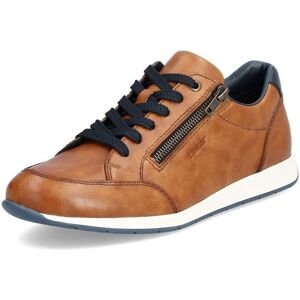 Rieker 11903-24 Men Brown Zipper Shoes Colour: Brown, Size: EU 44 / UK