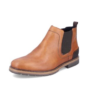 Rieker 13751-24 Men Brown Zipper Boots Colour: Brown, Size: EU 40 / UK